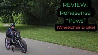 Rehasense PAWS | Wheelchair Power Assist Device | Wheelchair Motor Attachment | Manual Wheelchair