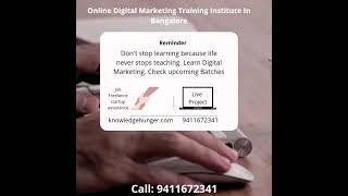 Online Digital Marketing Training Institute In Bangalore