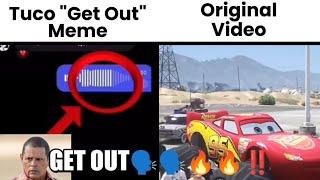 GET OUT️‼️Original vs Meme