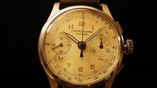 Chronographe Suisse Cronografo Cal.Landeron 51, anni '40