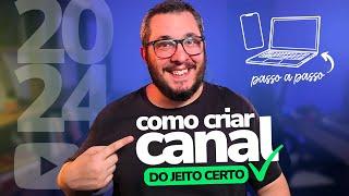  Como CRIAR CANAL no YouTube para ter 100% Sucesso [2024]