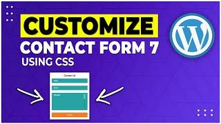 How To Customize Contact Form 7 Layout - How To Style Contact Form Columns Using CSS