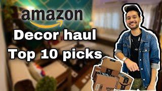 Huge Amazon decor haul || top 10 picks || everything online || how to style them all?