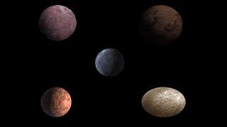 Sounds of the Dwarf planet candidates and their moons and more