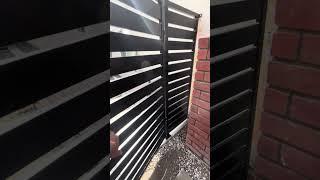 All metal powder coated steel gate