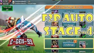 Lords mobile limited challenge bloodlust stage 4 auto Grim Wolf stage 4 auto