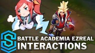 Battle Academia Ezreal Special Interactions