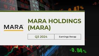 MARA Holdings (MARA) Q3 2024 Earnings: Revenue Miss, Strategic Growth & Bitcoin Reserves