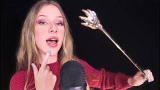 ASMR Mouth sounds & a tiny hand