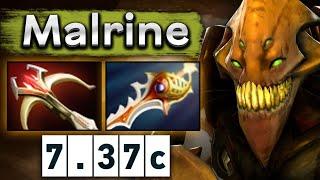 Мид Санд Кинг с рапирой и критами! - Malrine Sand King 7.37 DOTA 2