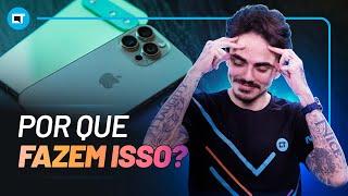 Por que dono de iPhone deixa a tela do celular virada para baixo? Mostrar a maçã para todo mundo?