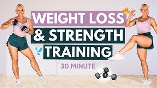 BEST WEIGHT LOSS AFTER 40!  [ Weight Loss and Strength Training Workout ]