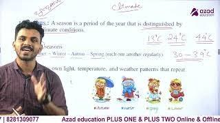 SSLC | SOCIAL SCIENCE | GEOGRAPHY | SEASONS AND TIME | PART - 01 | AZAD EDUCATION | EDAKKARA