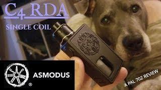 C4 24MM SINGLE COIL RDA BY ASMODUS ~ LESS IS MORE.. WHEN IT COMES TO FLAVOR