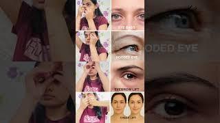 Face yoga for natural eye lift #faceyoga