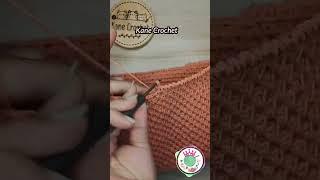 Crochet Shoulder Bag Honeycomb Stitch  A720