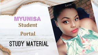 Princess Yanja | How to access study material on myunisa| UNISA Student life