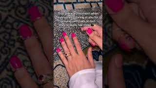 Ayesha’s nail rings are comfortable to wear throughout the day! #muslim #nailart #reels