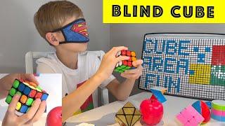 Daniel is solving BLIND Rubik’s cube blindfolded  | cubearea.fun