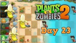 Plants vs Zombies 2 | Big Wave Beach Day 23 | Walkthrough