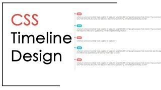 CSS Vertical Timeline Design- CSS3 Tutorial |  csPoint web designing tutorials