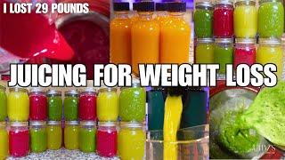 29 POUNDS DOWN! | Juicing for WEIGHT LOSS + Health Benefits & Juicing Recipes