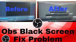 Obs Studio Black Screen Fix Windows 10 Hindi Obs Blank Screen Problem Solved How To Fix Obs 2022