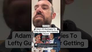 Adam 22 apologizes to lefty gunplay for calling his Mexican crip Mac after getting dissed #nojumper