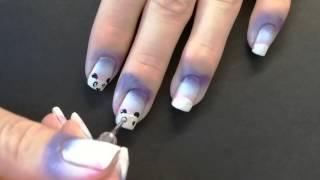 Easy Panda Nail Art Tutorial