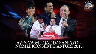 Aziz va Muqaddasan Ayol - 2017 yilgi konsert dasturi