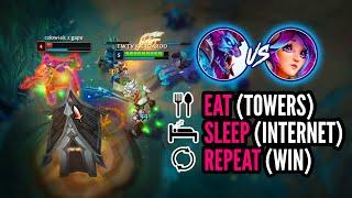 Lillia keeps ulting my internet (chill sidelane-carry kind of game) - TRUNDLE vs. LILLIA