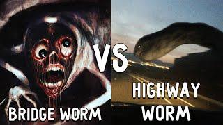 ДОРОЖНЫЙ ЧЕРВЬ ПРОТИВ МОСТОВОЙ ЧЕРВЬ В МАЙНКРАФТ HIGHWAY WORM VS BRIDGE WORM SCP БИТВА В MINECRAFT