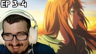 BECOMING A FIRST-RATE DOLL! VIOLET EVERGARDEN EPISODES 3-4 REACTION!