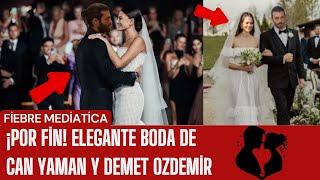 Finally Elegant wedding of Can Yaman and Demet Ozdemir