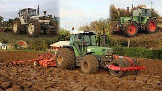 Ploughing + drilling after beet | Fendt Favorit 512C, 614 LSA, Lamborghini 1506DT | From Project 20