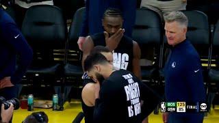 Jayson Tatum ignores Steve Kerr waiting for him to shake his hand 