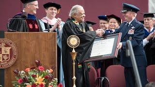 Honorary degree presented to Irving Peddrew, Virginia Tech's first black student