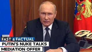 Fast and Factual LIVE: Russia’s Vladimir Putin Has Offered to Mediate US-Iran Nuclear Talks | N18G