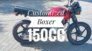 Customized Kawasaki Bajaj Boxer 150cc