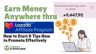 How to Start Lazada Affiliate Marketing 2024 Beginner Tutorial (earn Php10,000 per month)