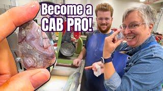 Make the Perfect Cabochon: Kate gets a Step by Step Tutorial from HP Lapidary's Zeke Dalrymple