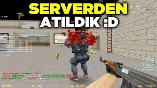 UYKULU UYKULU İSYANLAR SERVERDEN ATILDIK! - CS 1.6 JAİLBREAK