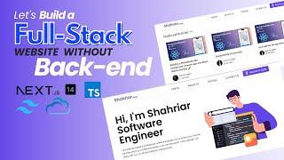 Let's Make a Full-stack Website Without a Backend Next 14 | OneEntry CMS | Tailwind css | Typescript