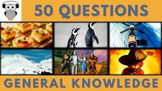 General Knowledge Quiz Trivia #199 | Baklava, Penguin, Mount Elbus, Wizard of Oz, Puss On The Boots