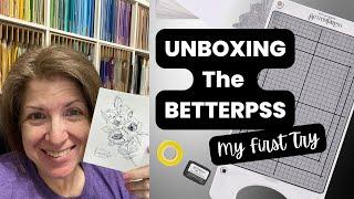 MY FIRST TRY...after the UNBOXING of the NEW Better Press System By Spellbinders