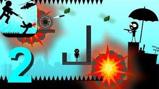 Stickman Destruction Free Walkthrough Part 2 / Android Gameplay HD