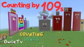 Counting by 109s Song | Minecraft Numberblocks Counting Songs | Math and Number Songs for Kids