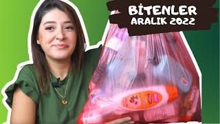 3 AYLIK DEV BİTENLER ARALIK 2022 | Sevdiklerim | Nefret ettiklerim | Çöpe Gidenler #bitenler2022