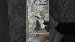 МАСТЕР-КЛАСС ПО ПРОСТОМУ НАНЕСЕНИЮ ФАСАДНОЙ ДЕКОРАТИВНОЙ ШТУКАТУРКИ DESAN КВАРЦ ЧАСТЬ 2 #shorts