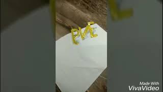 How to draw 3D Letter